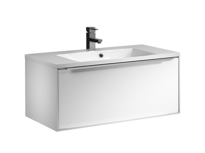 Vista 900mm Wall Mounted Unit Including Isocast Basin Vista 900 Wall Mounted Unit White Vis600ww Jpg